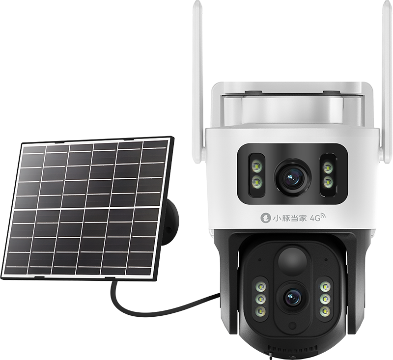 小豚当家太阳能摄像头 4G双摄免流款